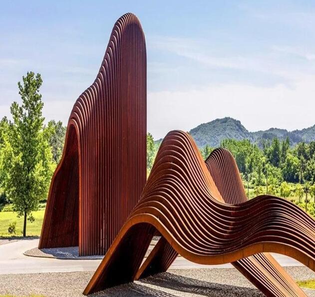 唐山锈钢板造型