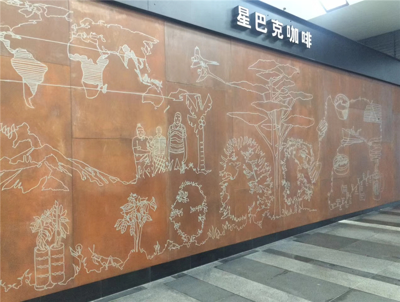 唐山耐候钢幕墙